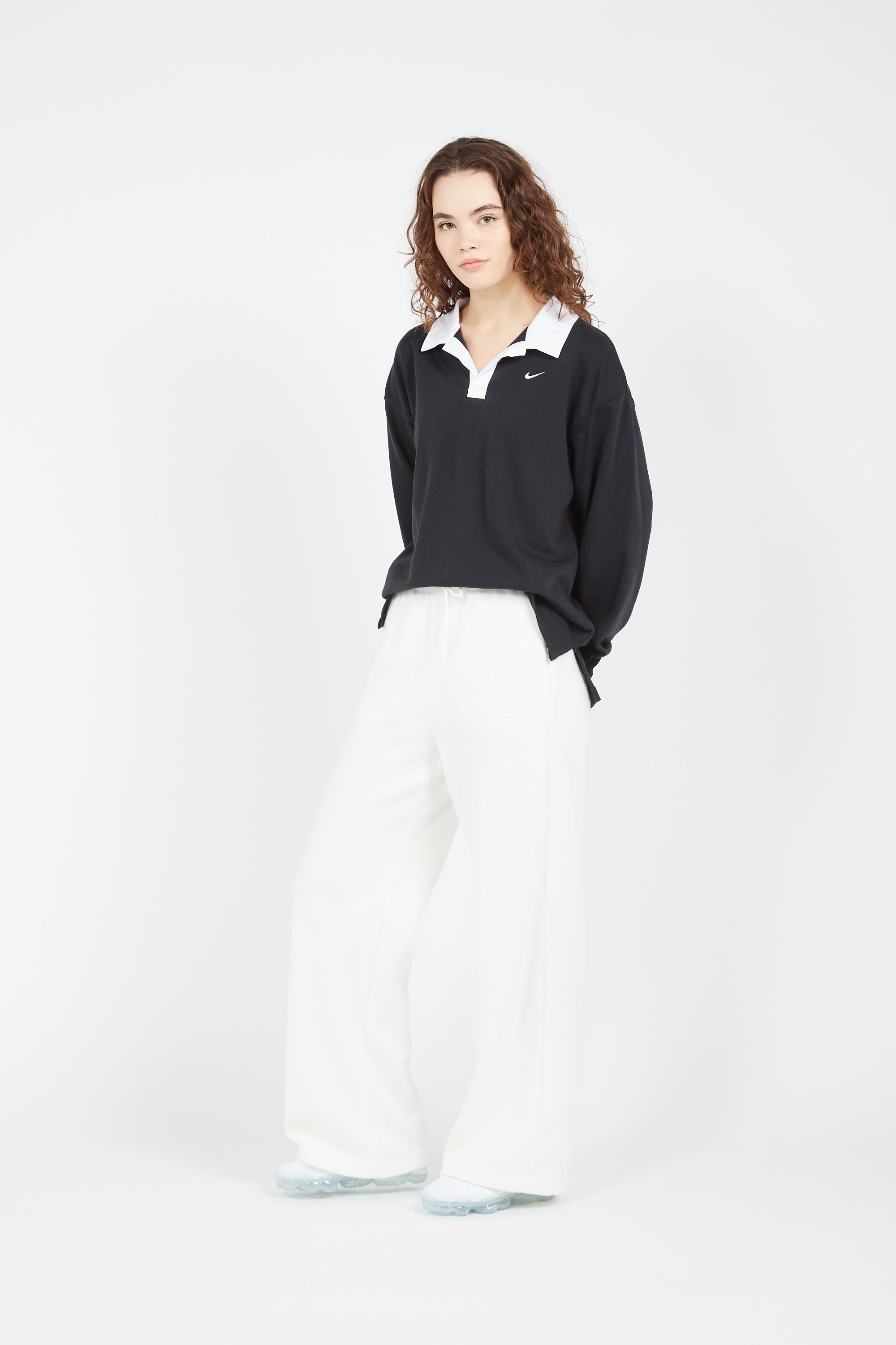 NIKE Polo ESSNTL LS POLO Noir
