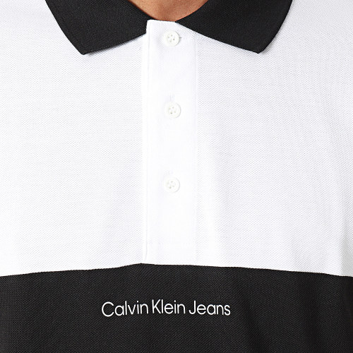 Polo Manches Courtes 4609 Noir Blanc