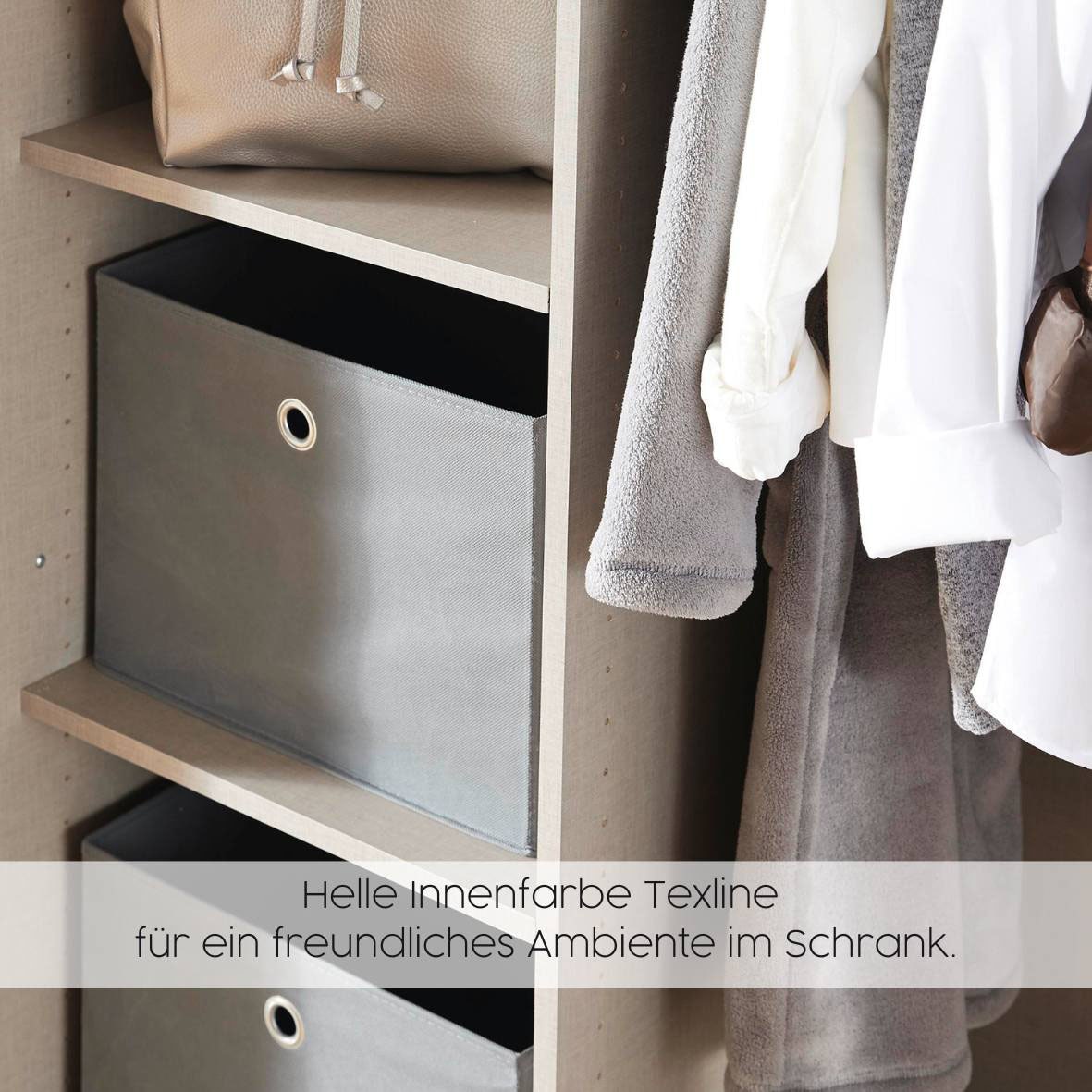 rauch Drehtürenschrank »Kleiderschrank Schrank Garderobe Garderobenschrank MAINZ« grifflose Front, Aussentüren mit Push-to-Open Funktion MADE IN GERMANY