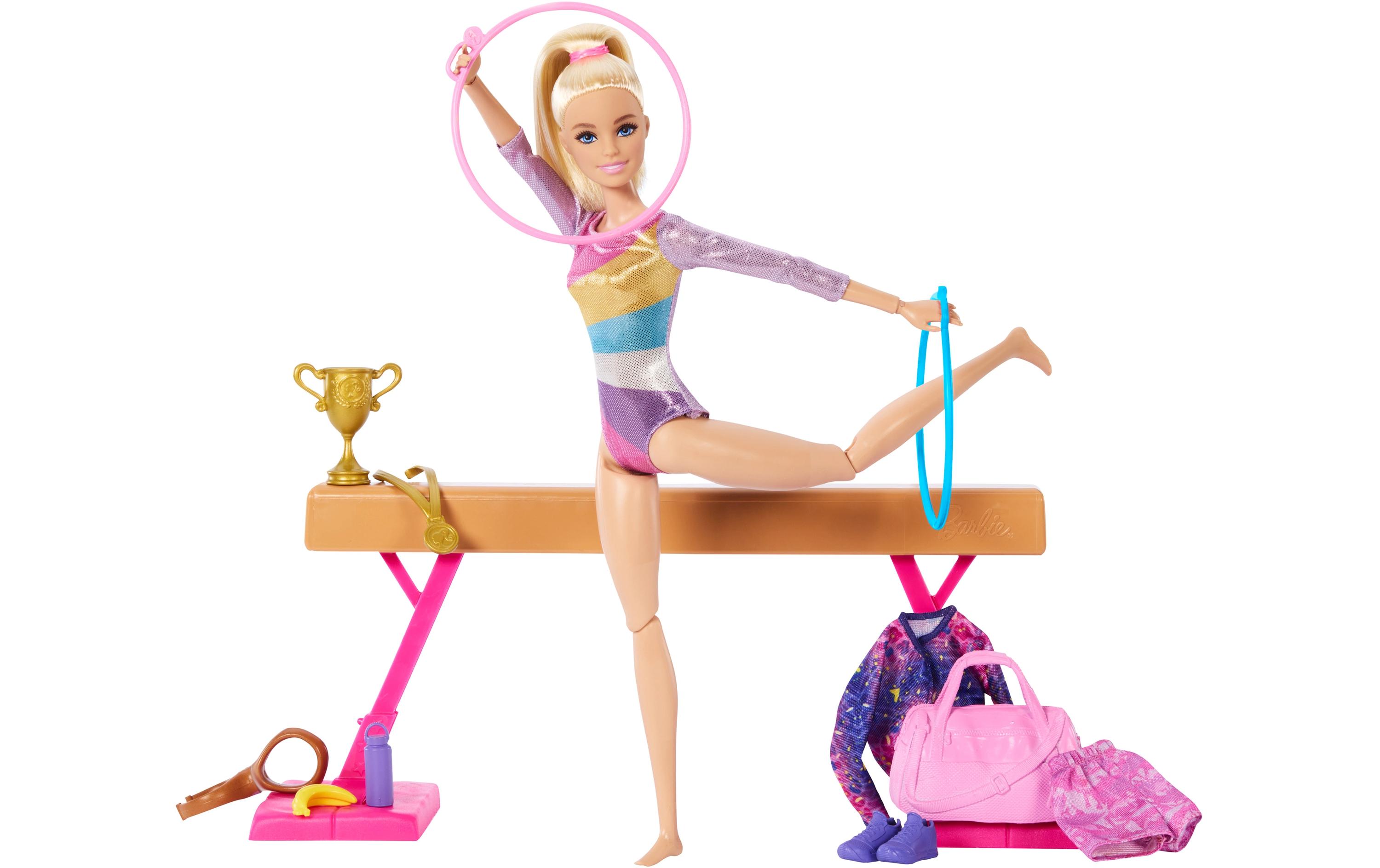Spielset Barbie Refresh GymnasticsOlympische Spiele-Spielset für siegreiche Geschichten
