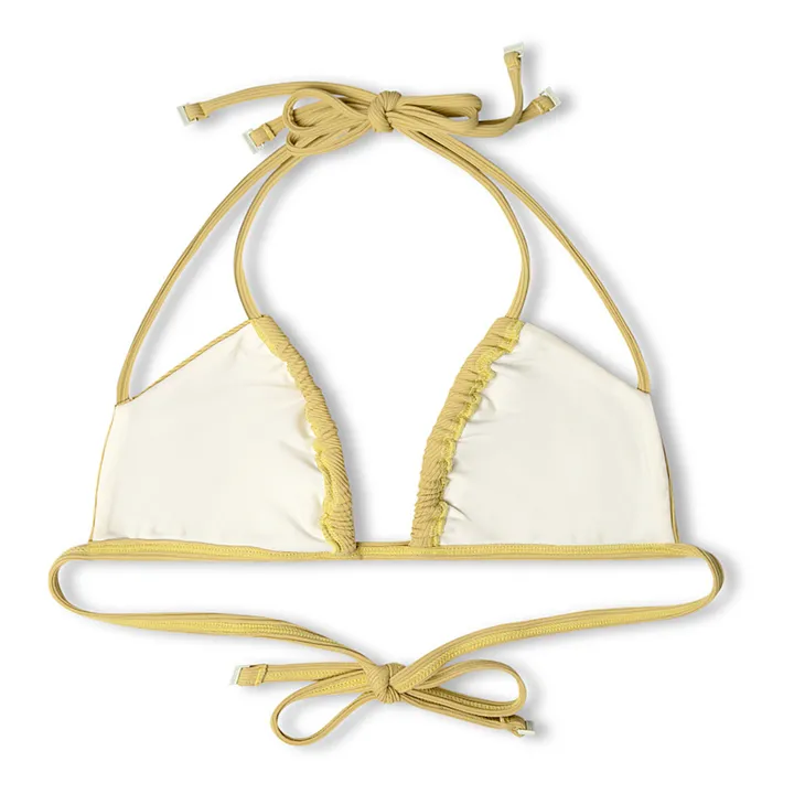 Zulu & Zephyr Haut de Maillot Citrus Côtelé | Jaune