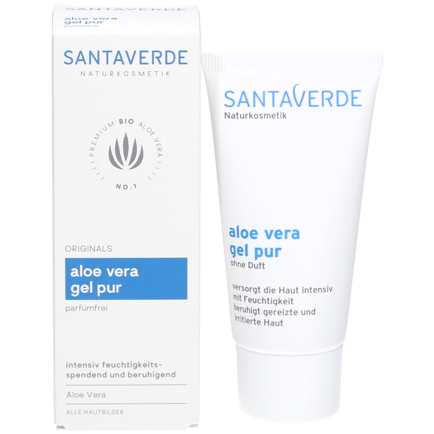 SANTAVERDE aloe vera gel pur ohne Duft
