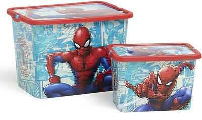 Marvel Spider-Man Oppbevaringsboks Sett 7l & 23l