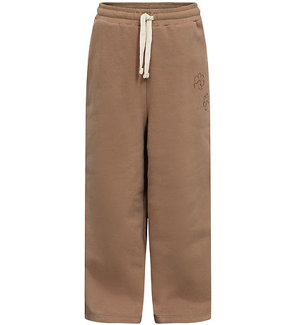 Sofie Schnoor Sweatpants - Cashew Brown m. Print