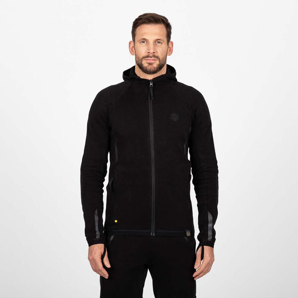 knox - Sweat zippé Shield Noir