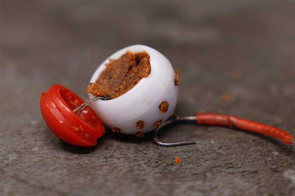 Liquirigs Multi-Bait Boilie Hookbait System Brown In-Line (4 Pièces)