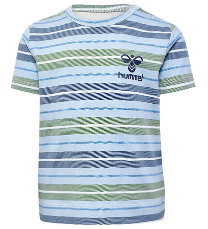 Hummel T-Shirt - hmlJan - Blue Nebel