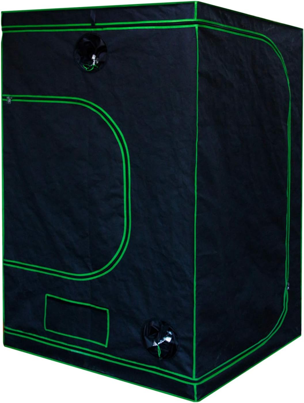 Kingpower Grow Zelt für Pflanzen Zuchtzelt Gewächshaus Box Garten Anzucht Gemüse Kräuter Grow Schrank Indoor 140 x 140 x 200 cm Blumen klein Tomaten Hydro Green
