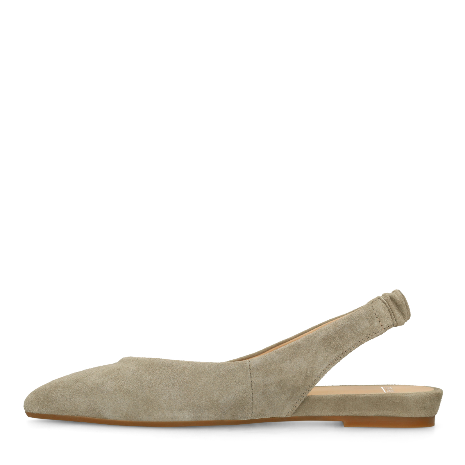 Groene suède slingbacks