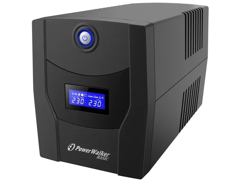 PowerWalker Basic VI 1500 STL FR - UPS - AC 162 - 290 V - 900 Watt - 1500 VA - 7.2 At - USB - output-stikforbindelser: 4