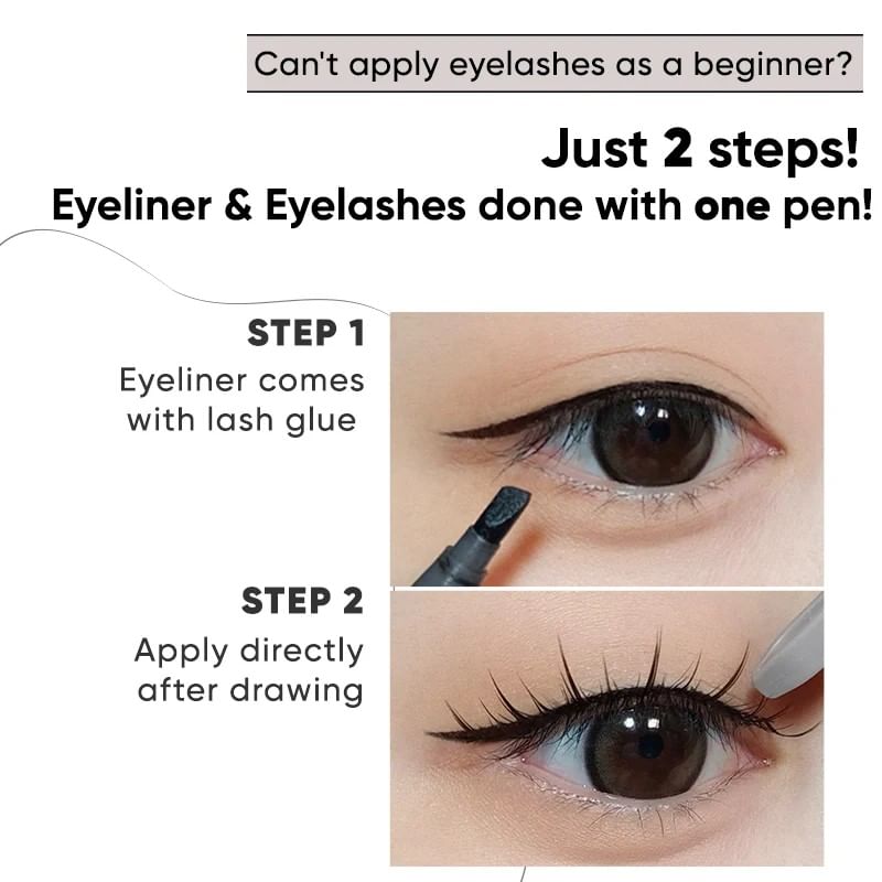 Judydoll - Wimpers & Zelfklevende Eyeliner Kit