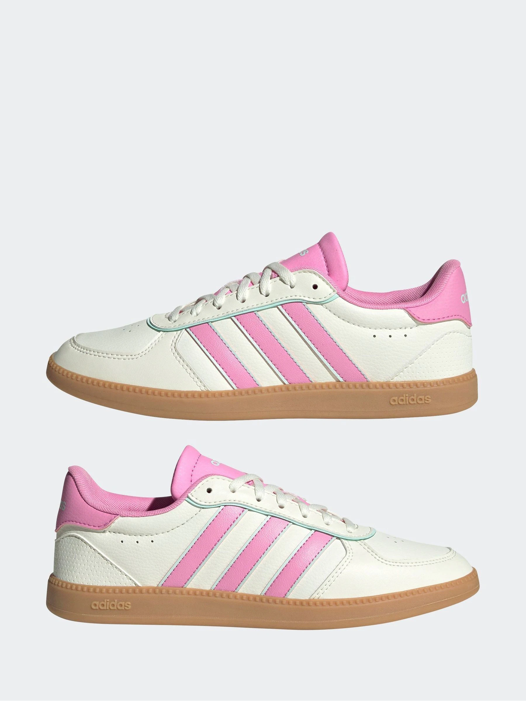 Crèmekleurig/roze - adidas Breaknet Sleek sneakers