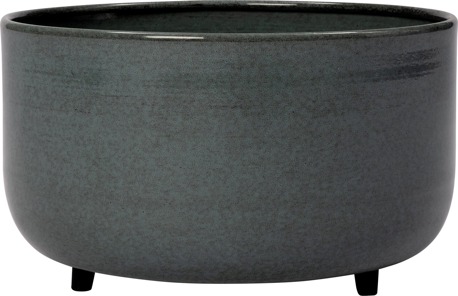 Intratuin bloempot op poten Molten grijs D 27 H 14 cm