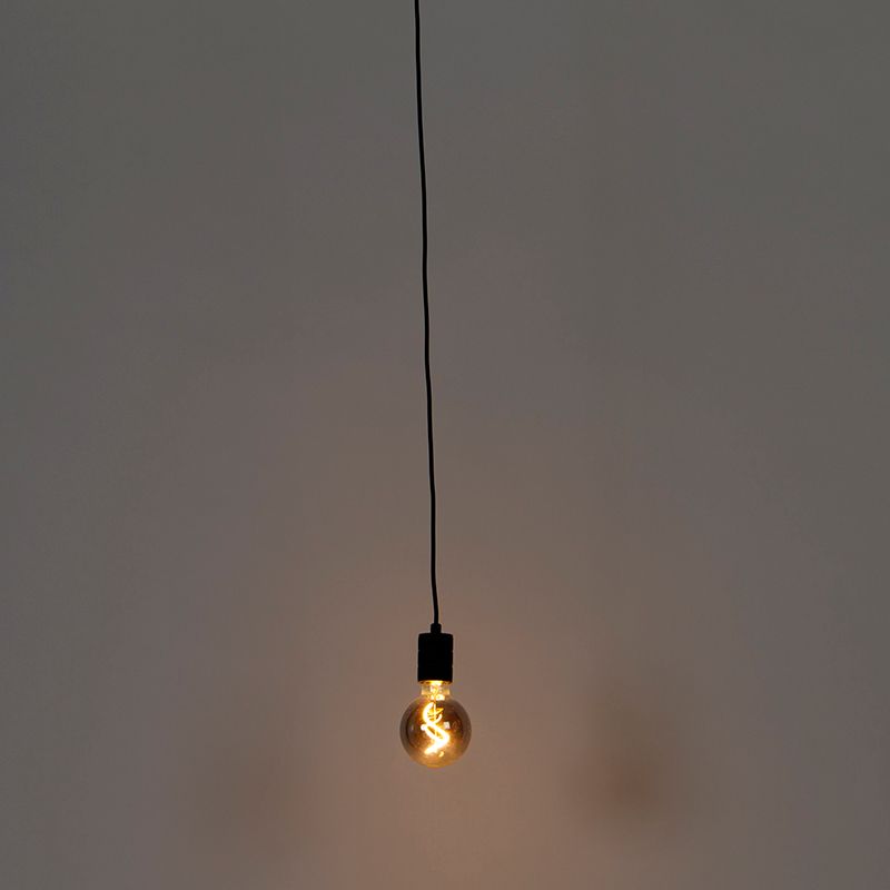 Hanglamp zwart voor railsysteem 1-fase - Iconic Cavalux