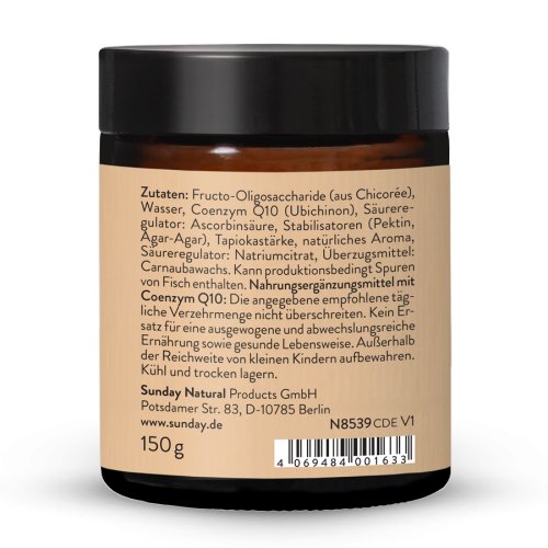 Sunday Natural Products  Coenzym Q10 Gummies