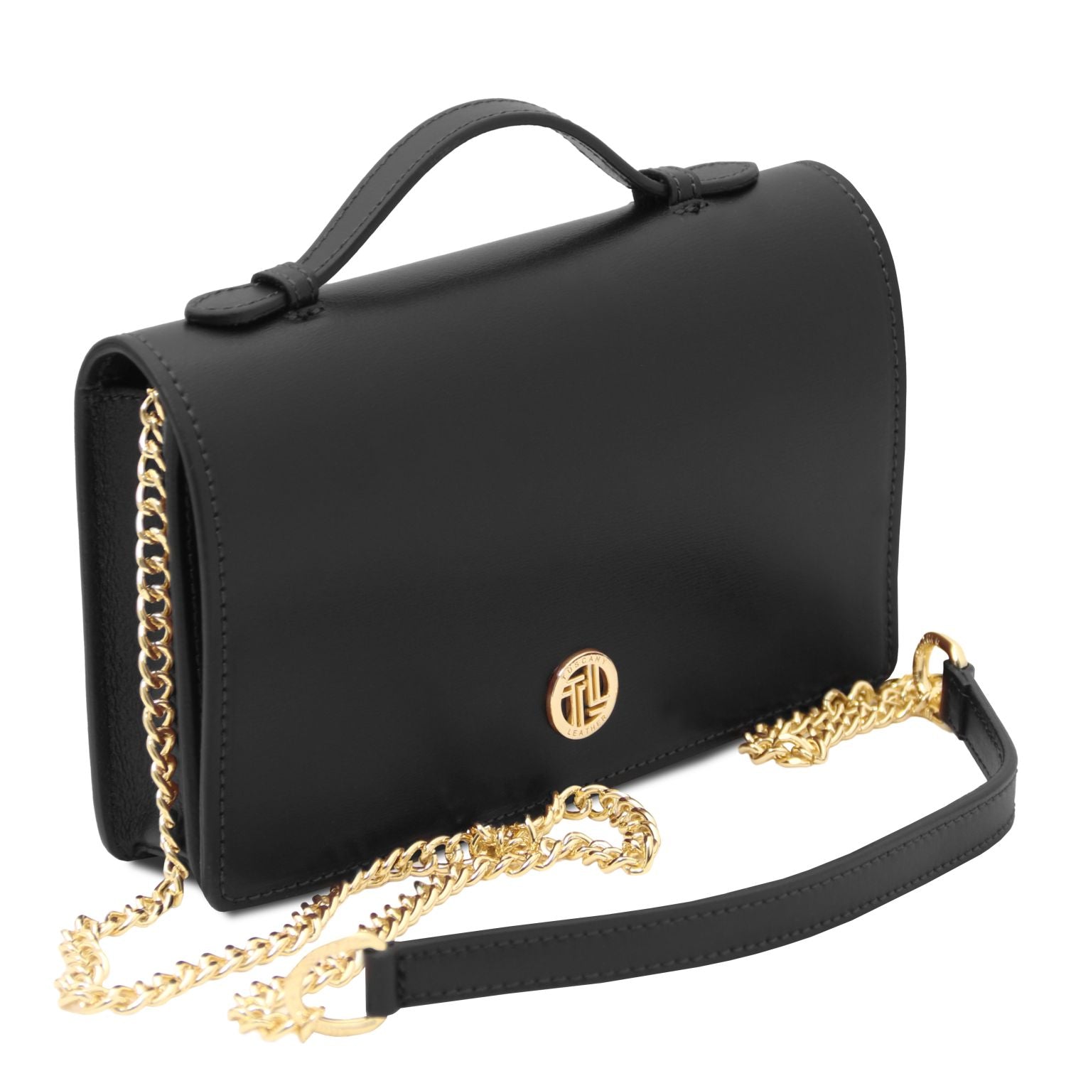 TL142505 – Opera – leren Clutch with chain strap
