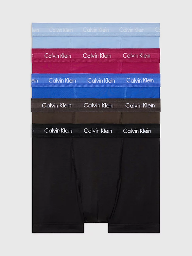 Pacote com 5 Cuecas Boxer - Algodão Elástico
