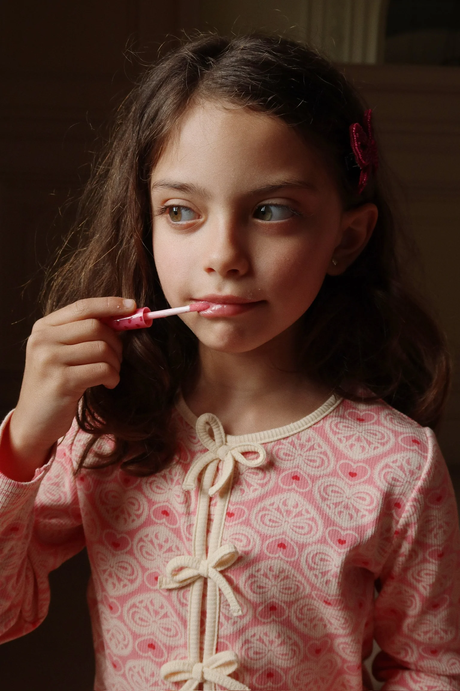Ella t shirt - lacy rose - 2Y