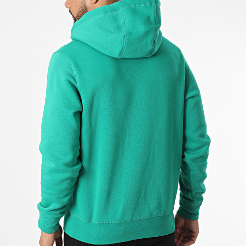 Sweat Capuche Logo 1599 Vert