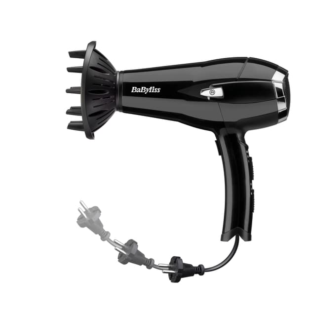 BaByliss D374DE hårtørrer D374DE (Sort)