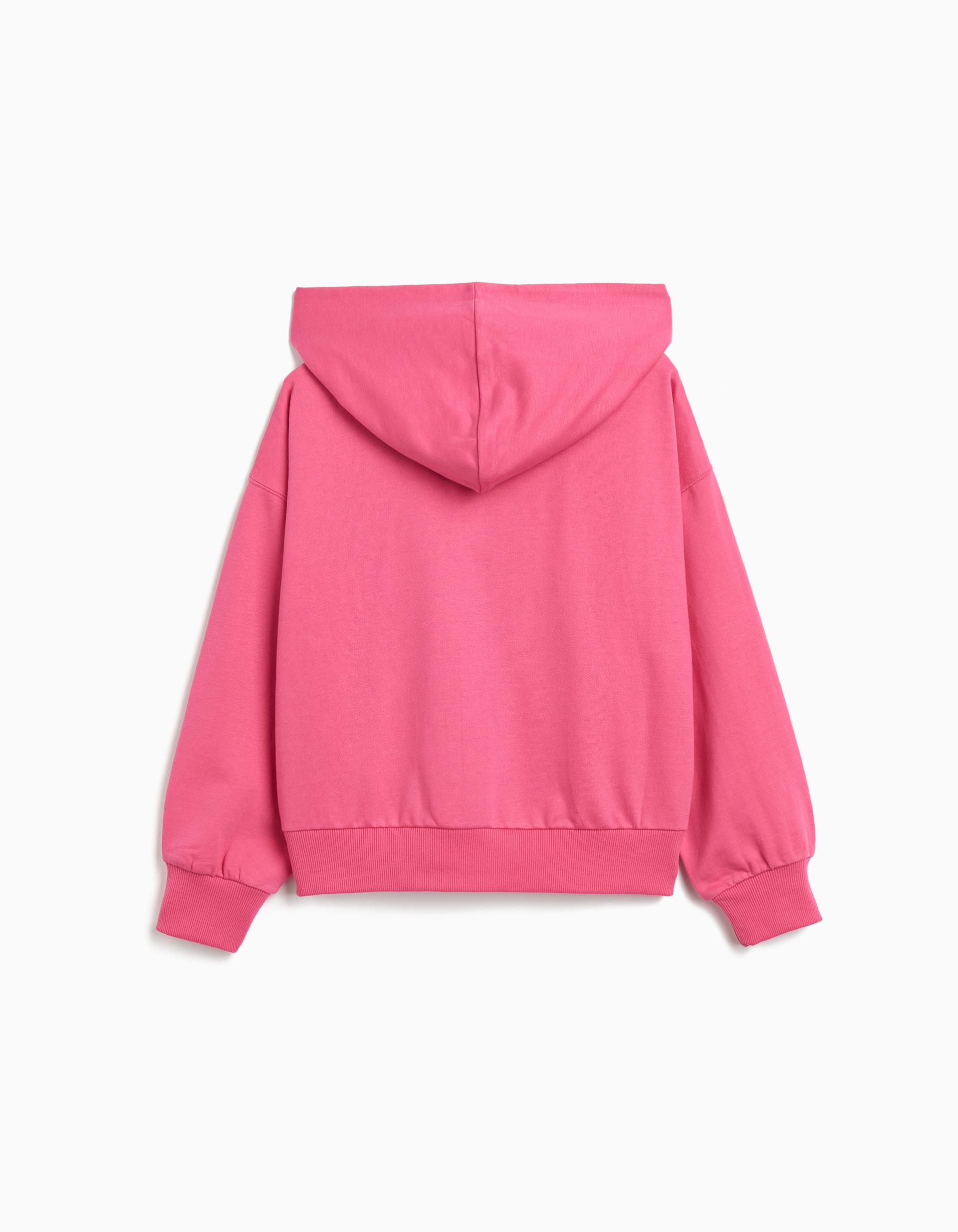 Casaco com Capuz, Menina, Rosa