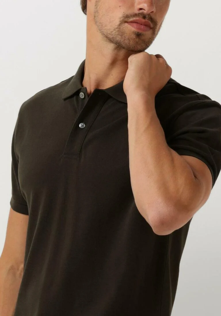 PROFUOMO donkergroene profuomo polo polo short sleeve