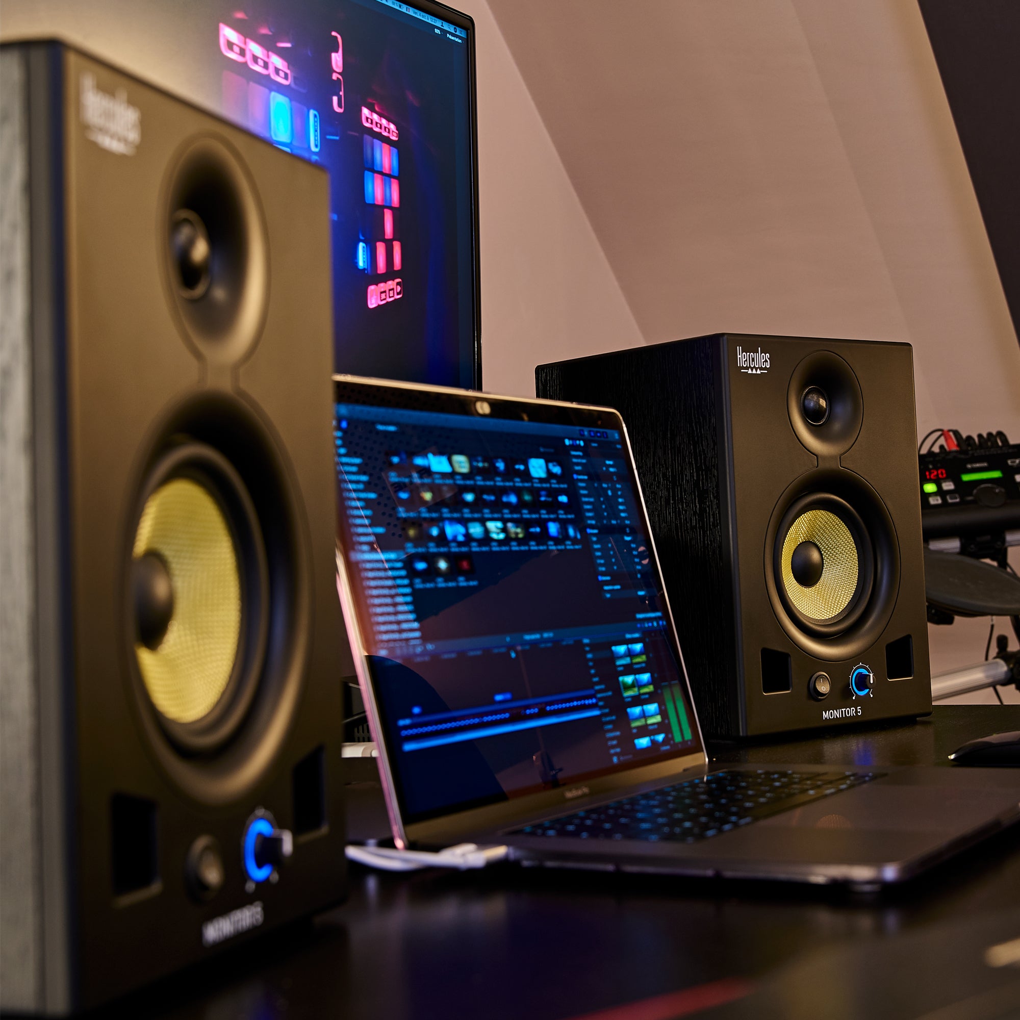 Hercules Monitor 5 studio-monitorset