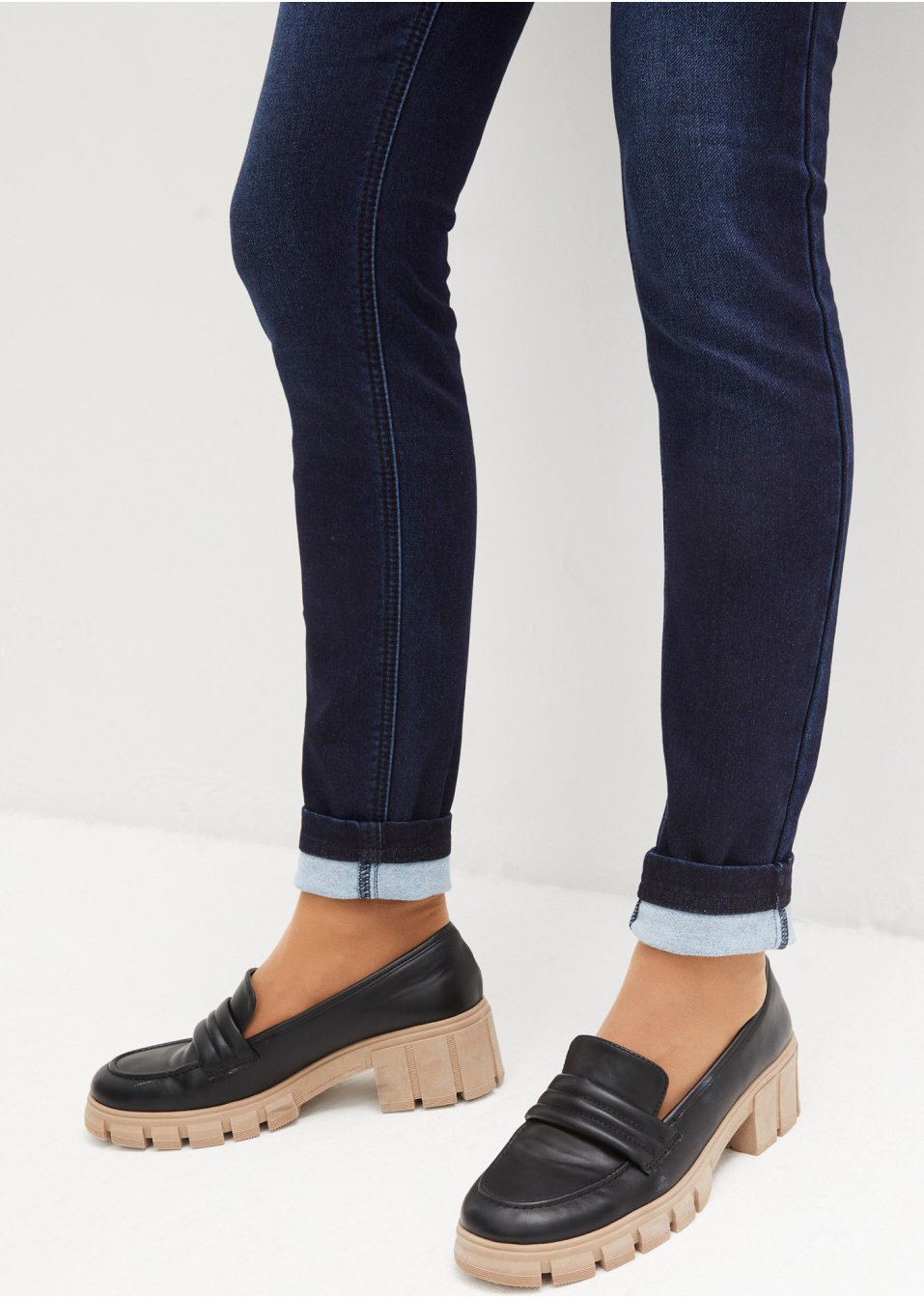 Jean thermo extensible avec intérieur douillet, Skinny Fit