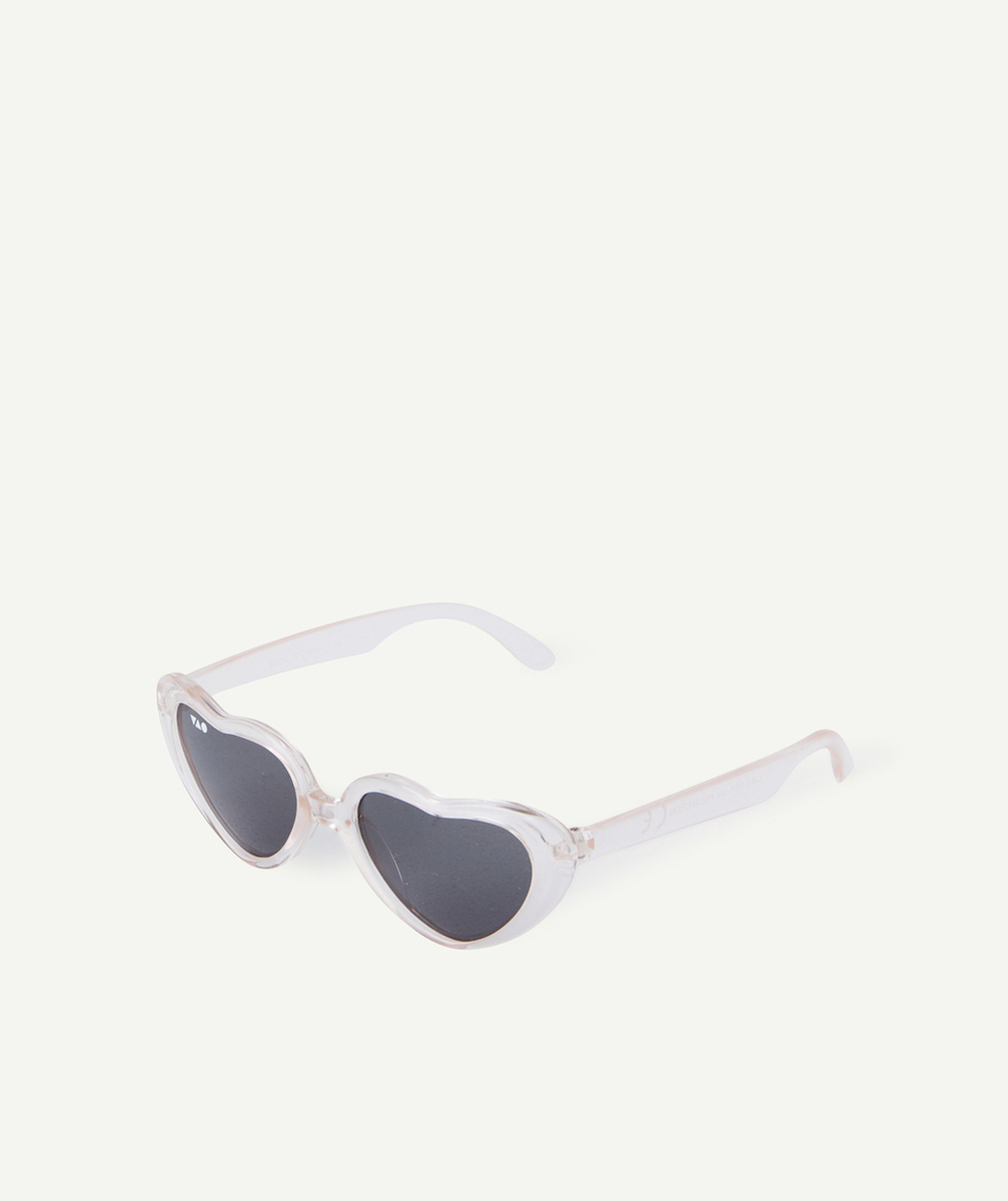 LUNETTES DE SOLEIL BÉBÉ FILLE COEUR ROSE PÂLE