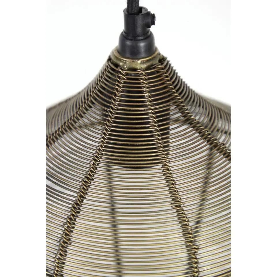 Hanglamp Alvaro - Antiek Brons - 120x25x29,5cm - 10L