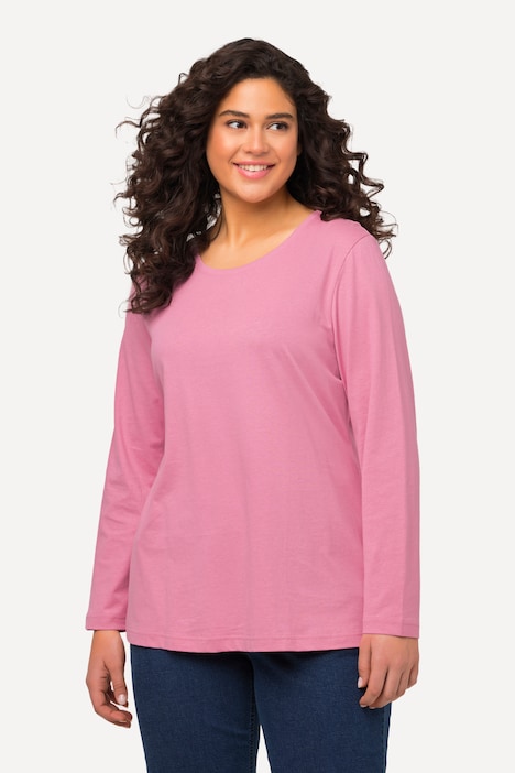 Shirt, Slim, Rundhalsausschnitt, Langarm