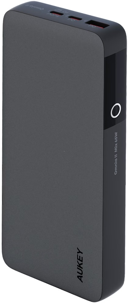 (65W) SprintX 20000mAh USB A / Dual USB C Powerbank Power Delivery Ladegerät mit LED Anzeige (PB-Y43) - Schwarz