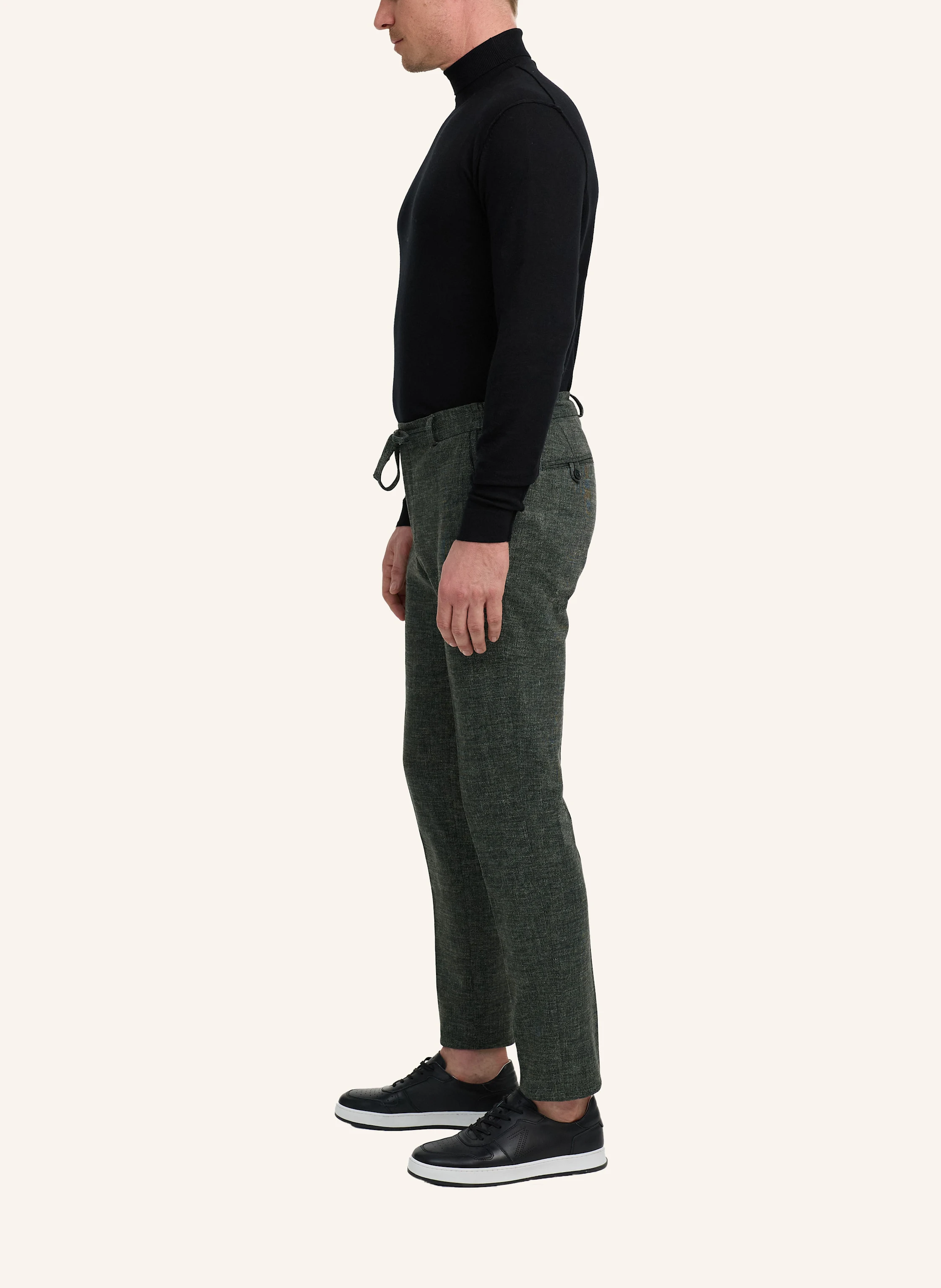 ZUITABLE Anzughose DISPARTAFLEX Slim Fit aus Jersey