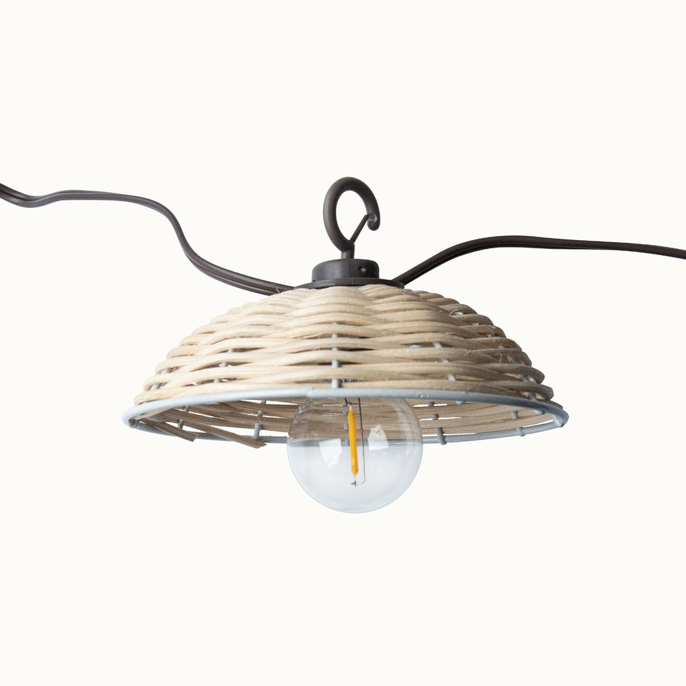 Guirlande solaire bali - 3m led blanc chaud