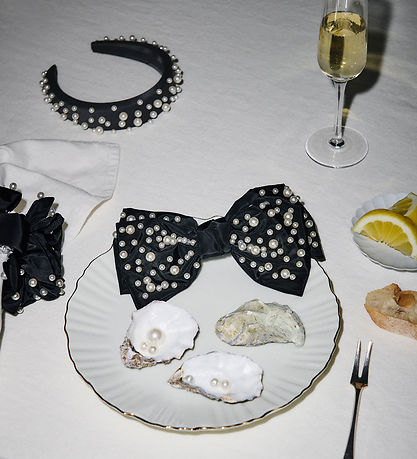 DAY ET Haarreifen - Pearl Perlen-Hari-Band - Black