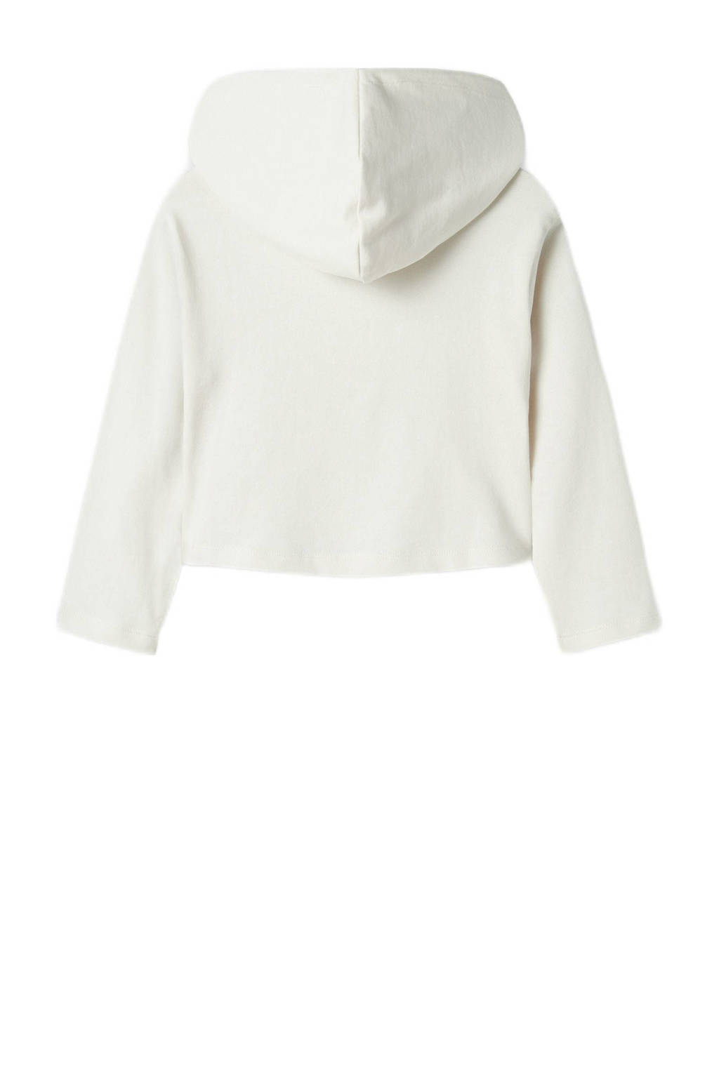 NAME IT hoodie NKFVIALA met printopdruk ecru