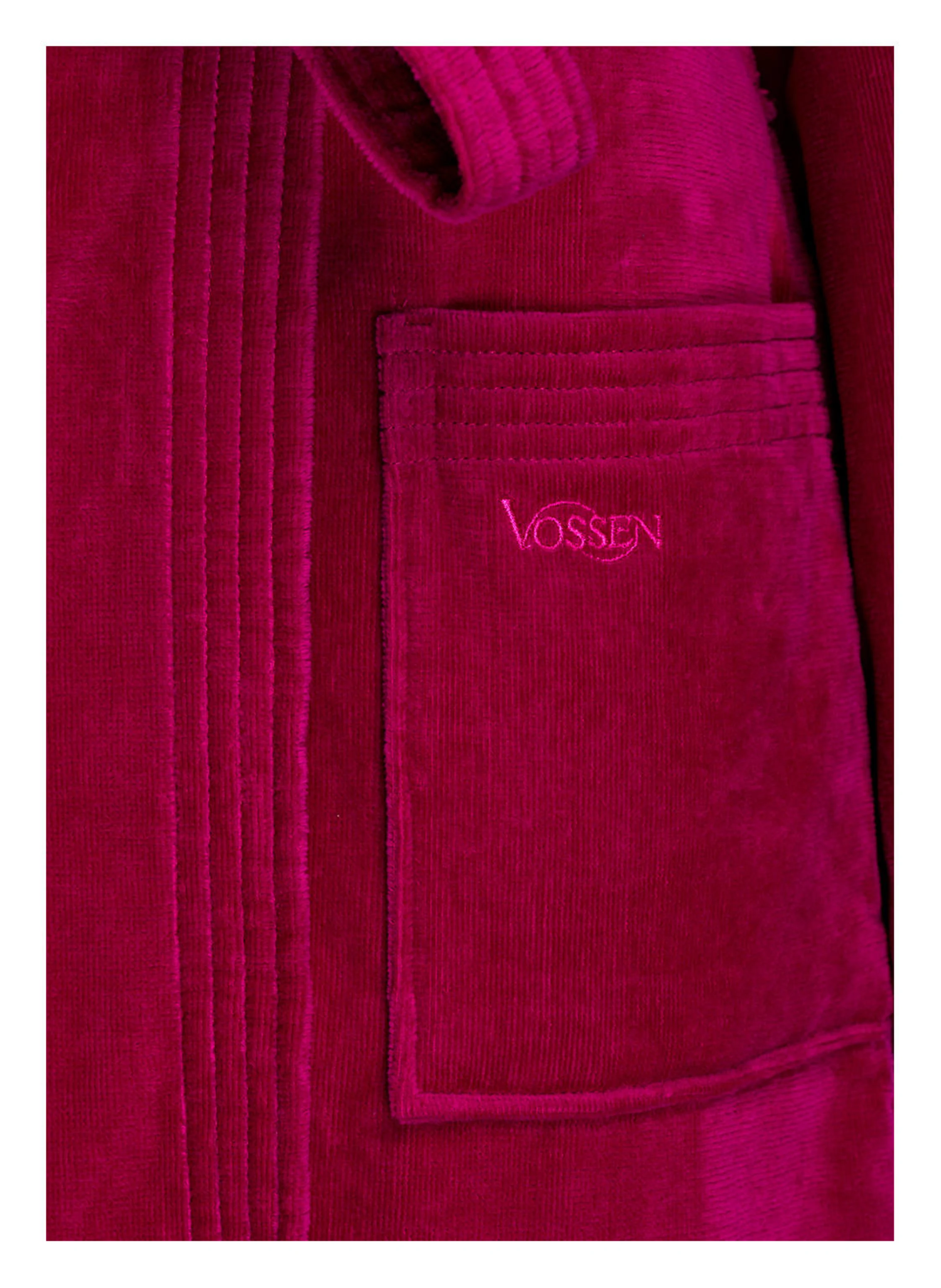VOSSEN Unisex-Bademantel TEXAS mit Kapuze