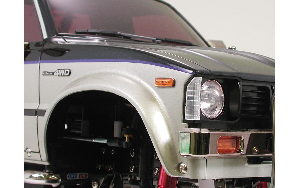 Scale Crawler Toyota Hilux High Lift Bausatz, 1:10<br>Detailgetreuer Toyota Hilux Bausatz mit 3-Gang Getriebe