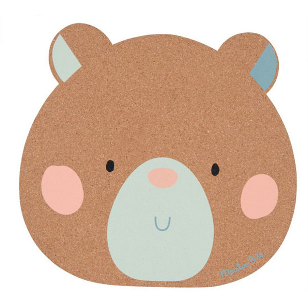 Panneau liège ours - MOULIN ROTY