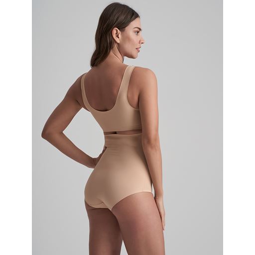 Bye Bra Invisible High Waist Brief, Beige, XL