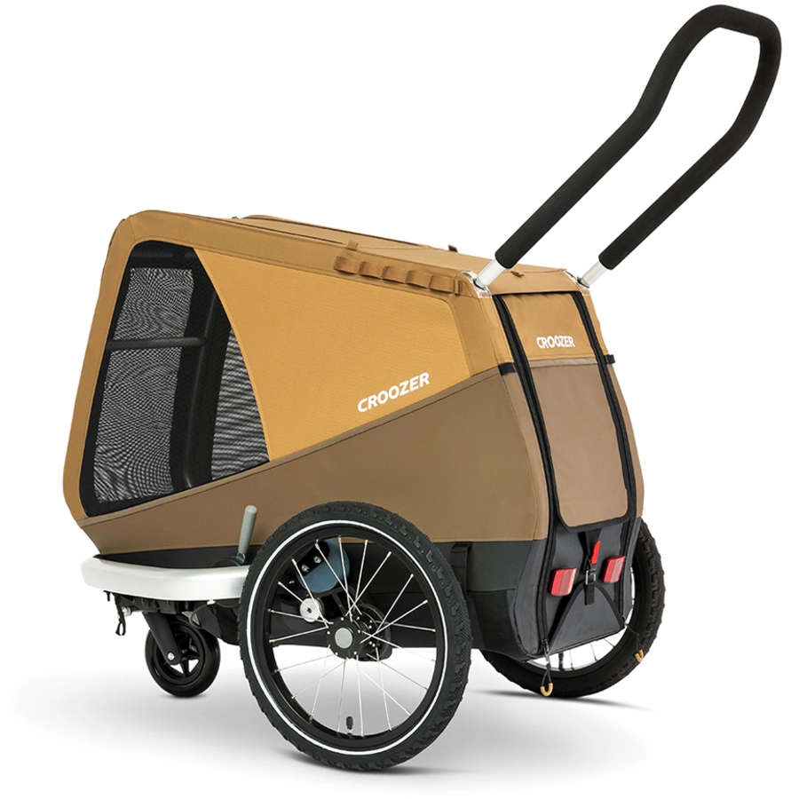 CROOZER Hundefahrradanhänger Dog Enna Sundown yellow