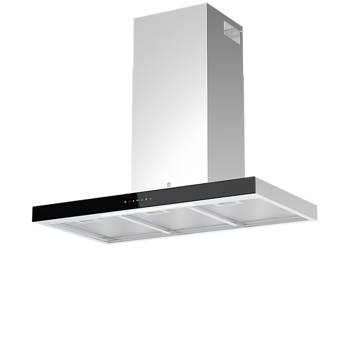 Hotte décorative inox GoodHome GHBH90ASBL, 90 cm