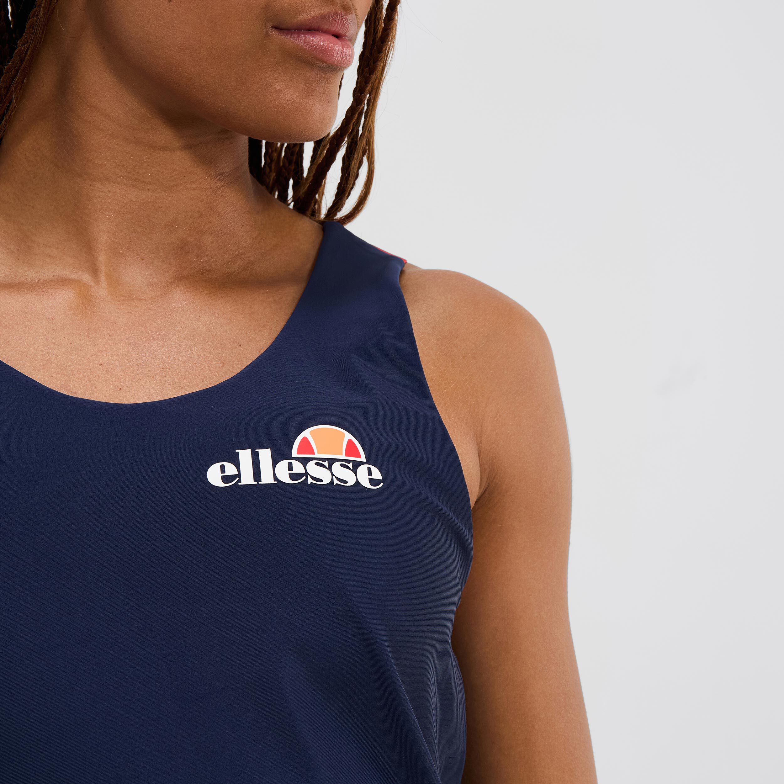 Ellesse Quincy Débardeur Tank Top Femmes - Bleu Foncé , Rouge