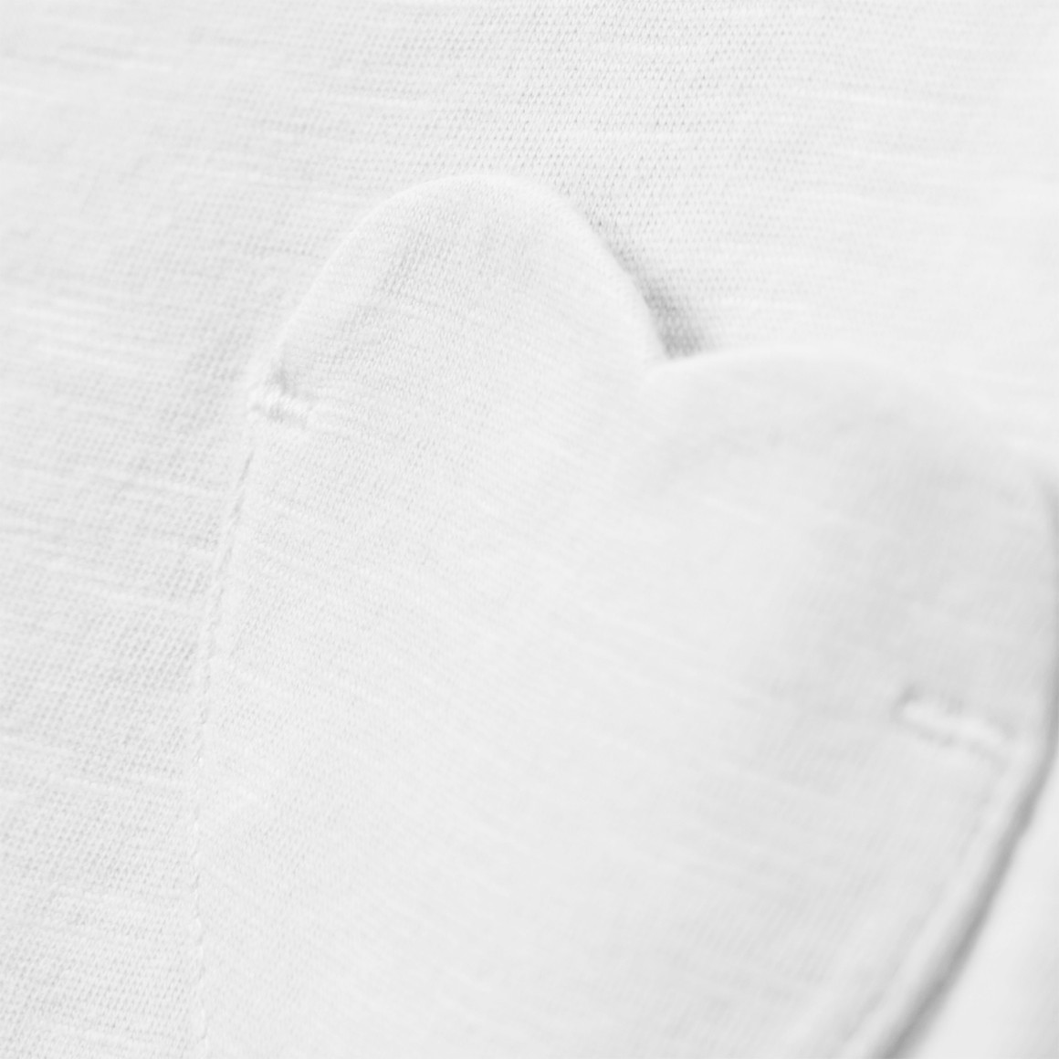 Yigga Mädchen T-Shirt mit Herz-Tasche weiss