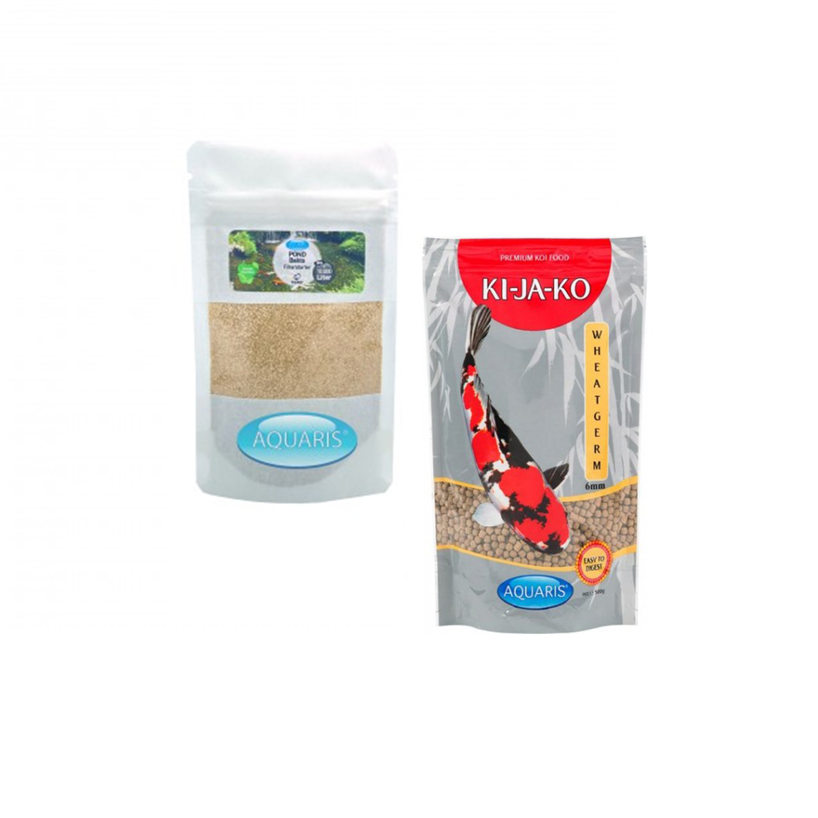 Lot économique avec wheatgerm 1 kg / 6mm et produits d’entretien pond bakto 50g