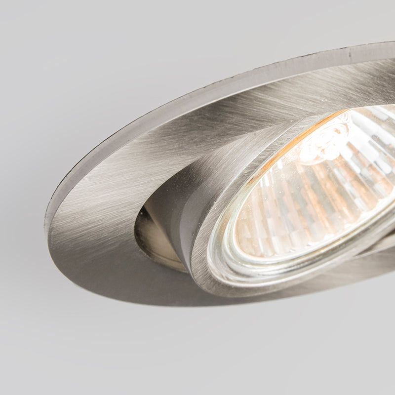 QAZQA Set van 10 inbouwspots kantelbaar aluminium - Cisco