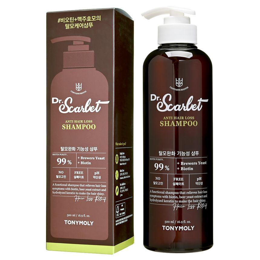 TONYMOLY - Dr. Scarlet Anti-haaruitval shampoo