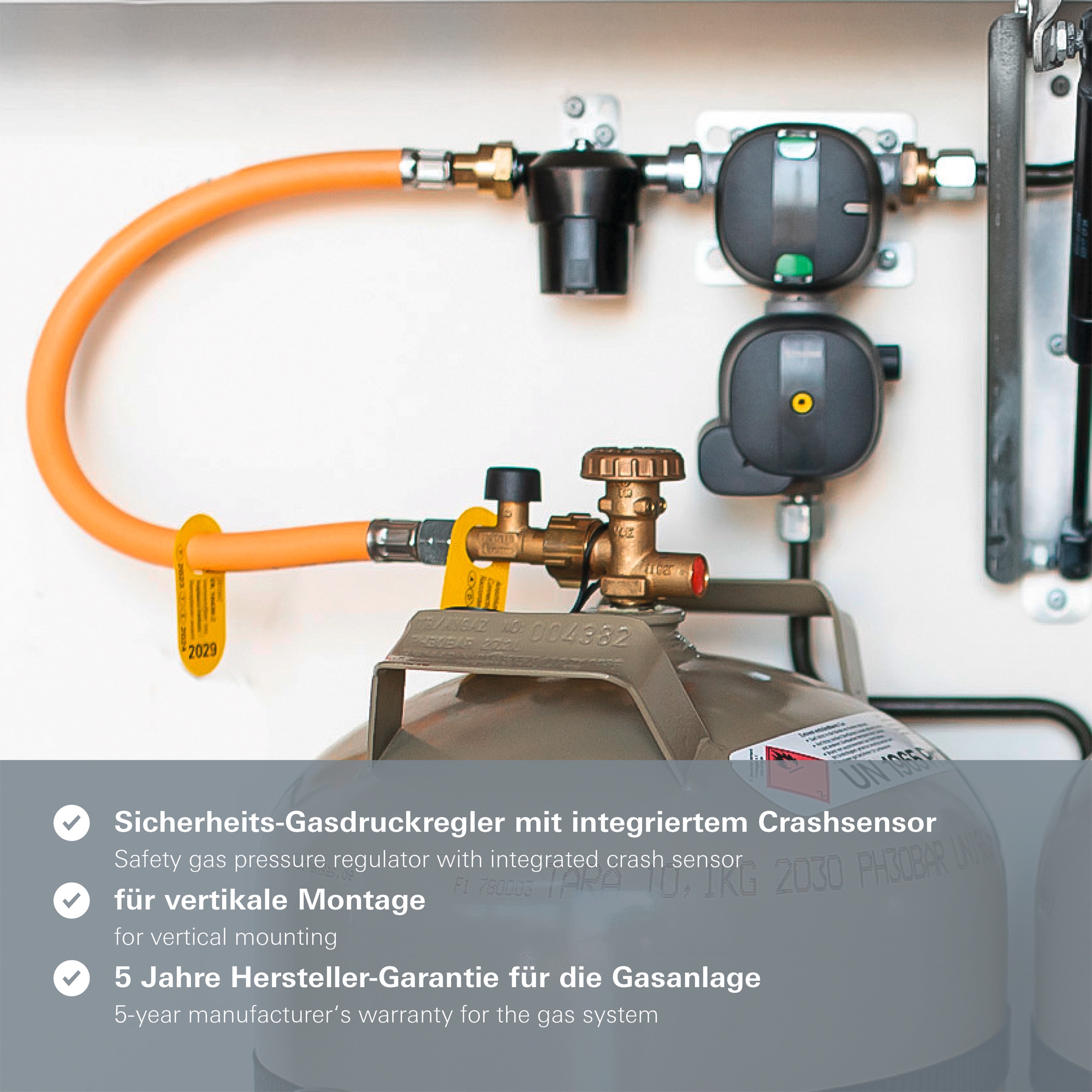 DuoControl CS vertikal - Die Zweiflaschenanlage