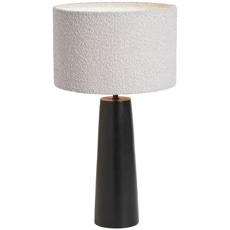 Lampvoet Rowen - zwart - 35x Ø18,5 cm