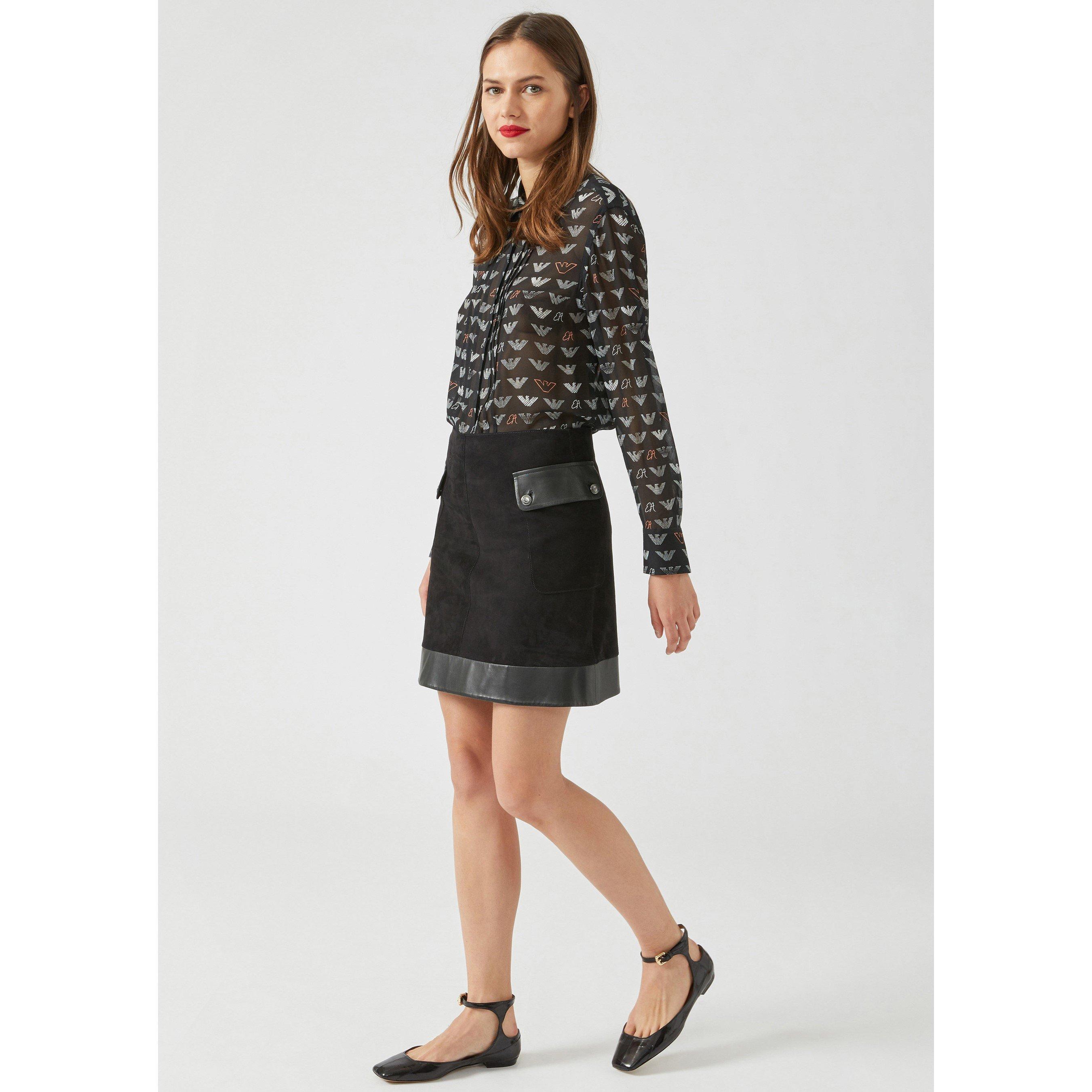 Emporio Armani A Line Pocket Skirt